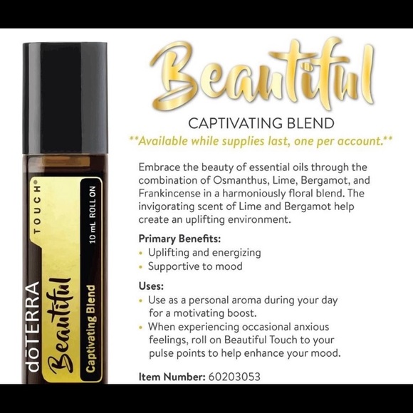 Beautiful oil • SET 6 • essential oil roller Gift item Mom BFF best friend love - Picture 2 of 3